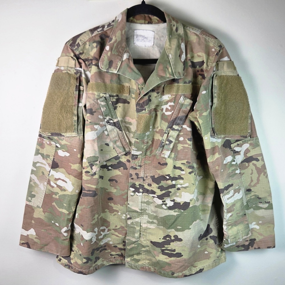 Military Army Combat Uniform Female 33-Short OCP Camo Excellent ACU Jacket Coat